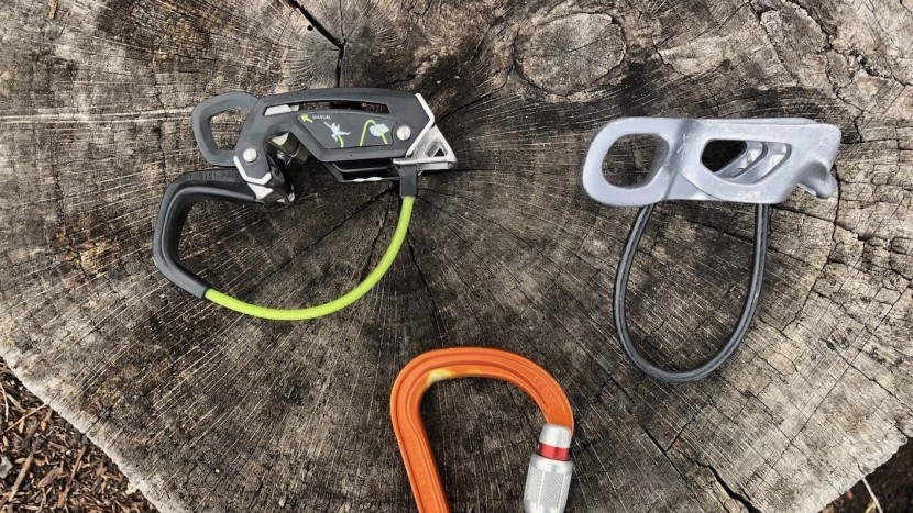 belay device - an abd for belaying the leader and an auto-blocking device are the...