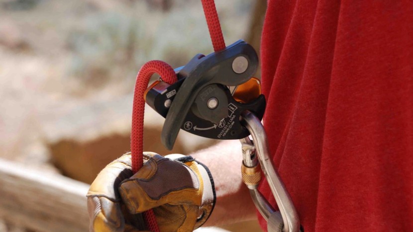 belay device - many active assisted-braking devices have camming mechanisms that...