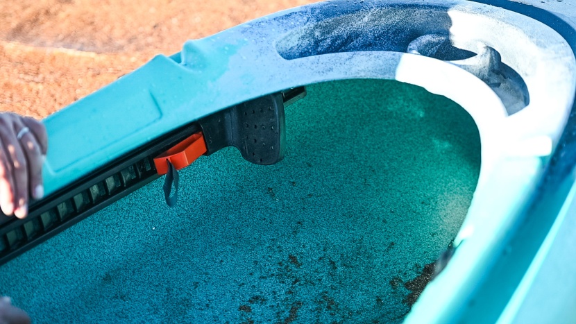 kayak - despite a closed cockpit design, we found it fairly easy to adjust...