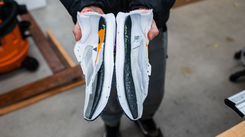 cutting the adizero is half is another way we gain insight into the...