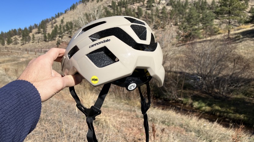 budget bike helmet - the fit system on the cannondale sits low and prevents the helmet...