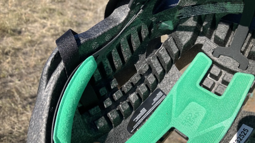 bike helmet - instead of a rotational system, the lazer lupo kineticore has...