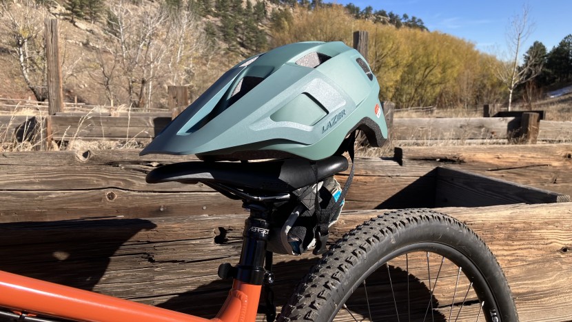 budget bike helmet - the lazer lupo was one of our favorite helmets to hit the trails...