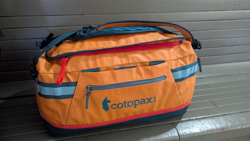 duffel bag - we loved the ability to stow the suitcase handles for a more...