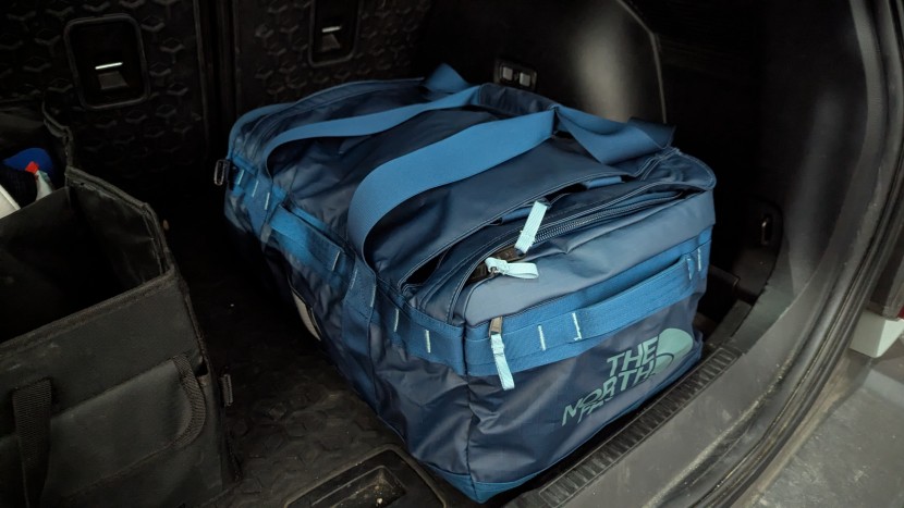 the north face base camp voyager duffel - the voyager is one of the heavier bags in our lineup for its size...