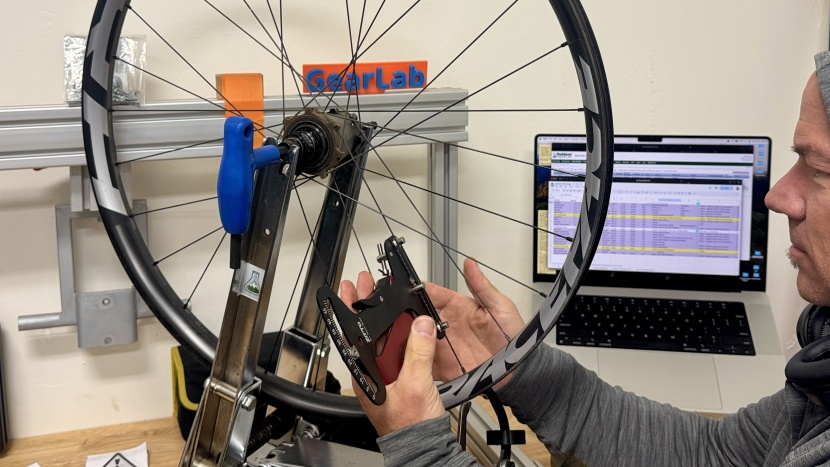 raceface era wheelset - by measuring and recording the tension of each spoke before and...