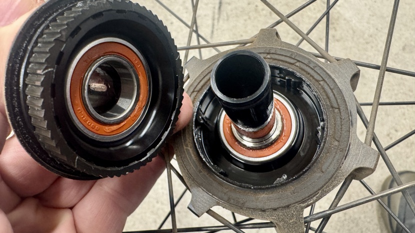 raceface era wheelset - the labyrinth seals did an excellent job of preventing dirt and...