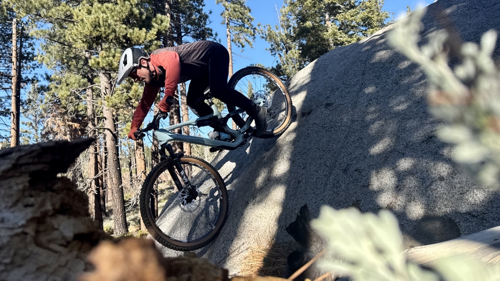 mountain bike - the stumpy feels confident, inspiring, and capable.
