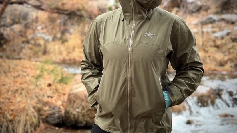 arc'teryx beta sl for women - the modern design features articulated patterning along with a...