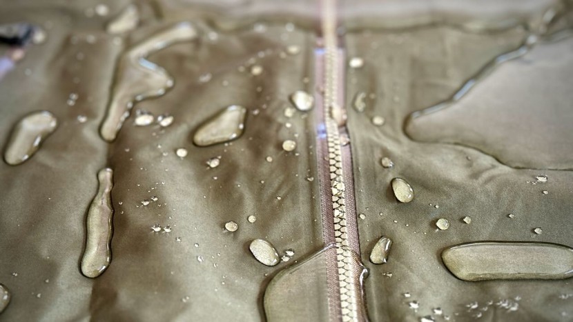 although the main zipper is not sealed watertight, the gore-tex...