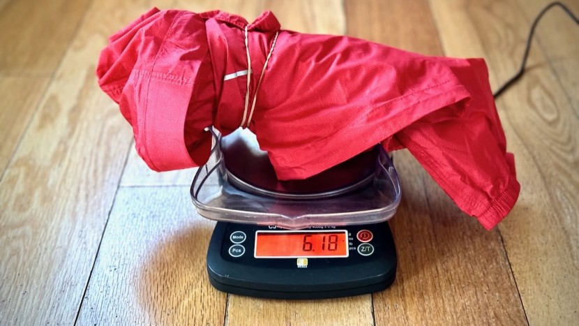 at 6.18 ounces, this is the lightest rain jacket that we tested by...