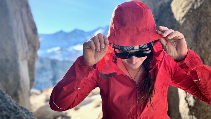 the hood features a very minimalist brim that left a bit to be...