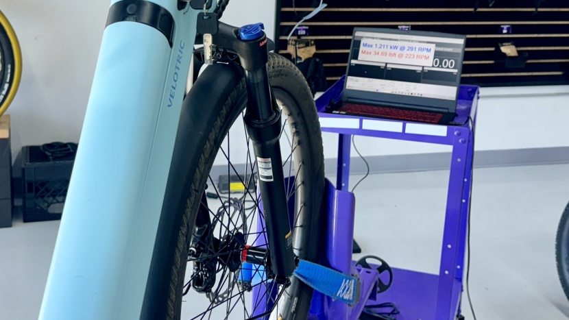 cargo bike - going beyond how powerful the bike "feels", the dyno gives us data...