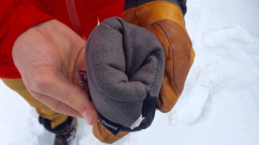 black diamond legend - a soft fleece liner adds to the warmth provided by a moderate amount...