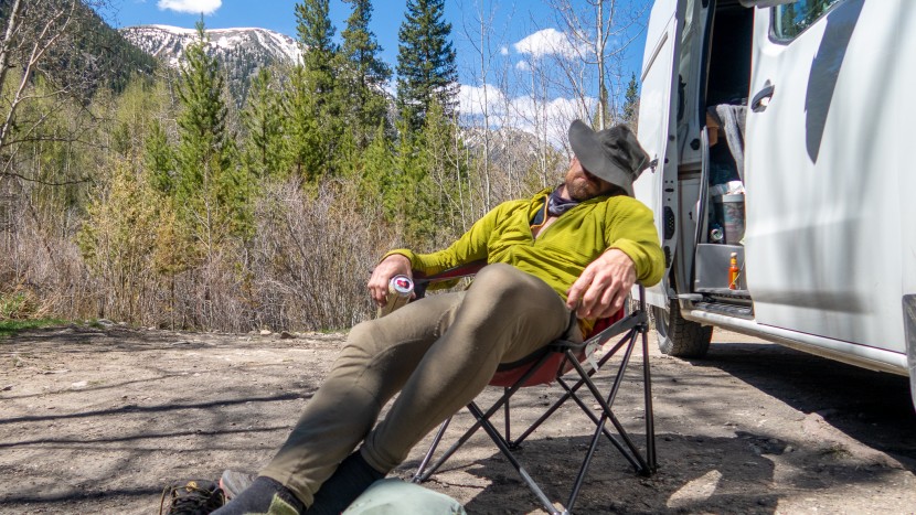 long underwear men - in the shoulder season, it's great to have a pair of long bottoms...