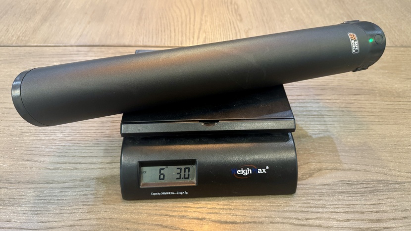 six pounds and 3 ounces of rad power safe shield battery provides...