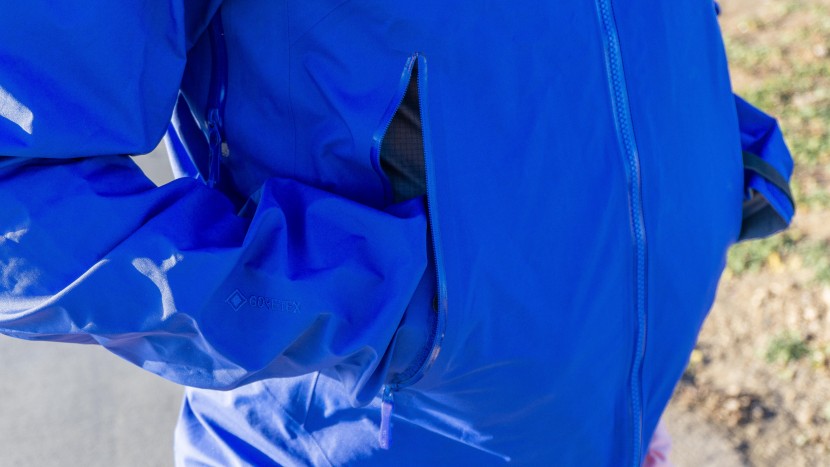 arc'teryx beta sl - the more robust face fabric made for decent water resistance that...