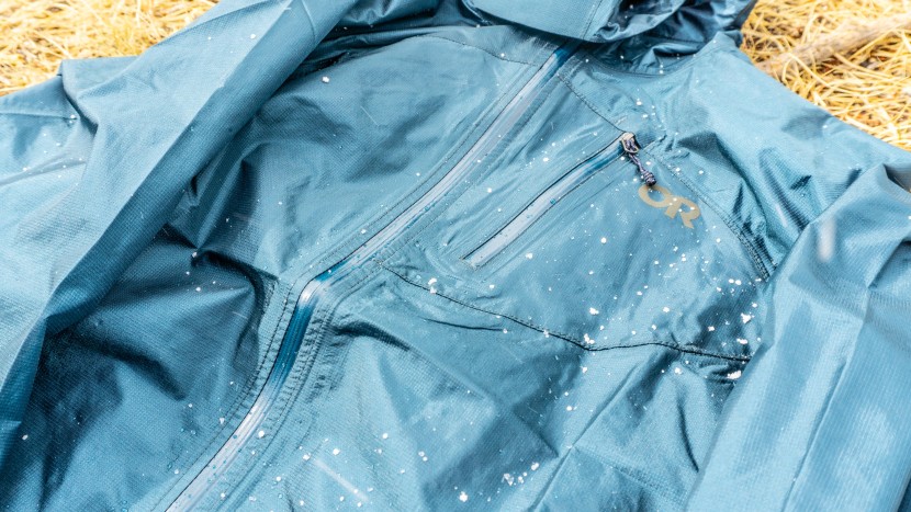 outdoor research helium - if you only need a layer for light duty snow or rain, this might...