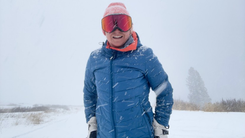 insulated jacket womens - we couldn't get wet snow or rain to soak into the exterior of this...