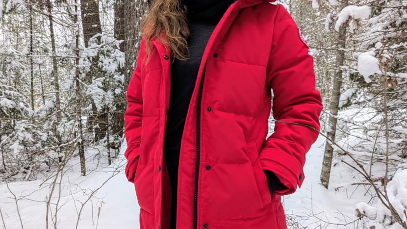canada goose shelburne - high-quality snaps on the storm flap mean you don't have to futz...