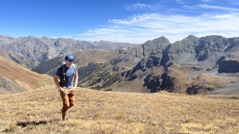 hiking pants - a fall hike in the prana brion ii.