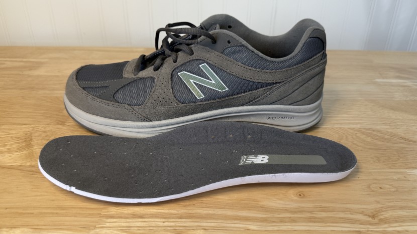 a removable padded insole for easy cleaning or replacement.
