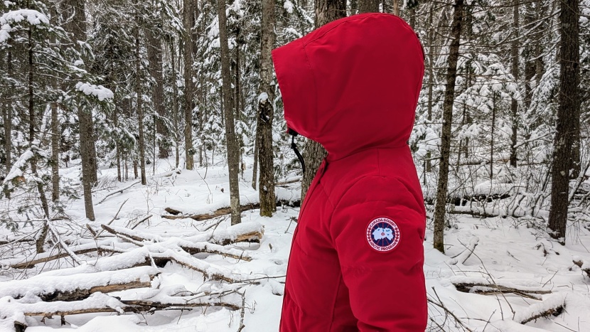 aside from its lofty down fill and thick fabric, the shelburne parka...