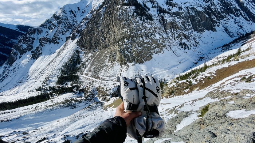 outdoor research revolution gore-tex for women - still dry after climbing four pitches of ice. these gloves are a...