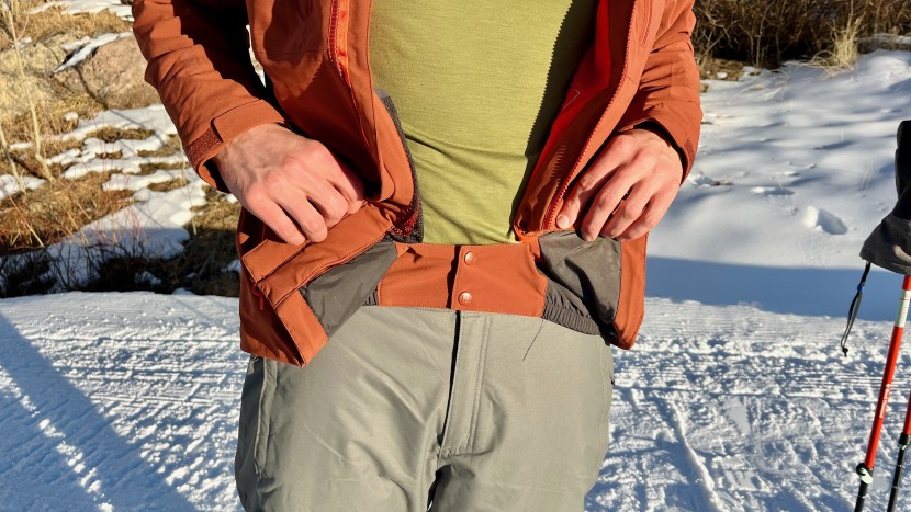 powder skirts are useful for keeping snow out of the torso on the...