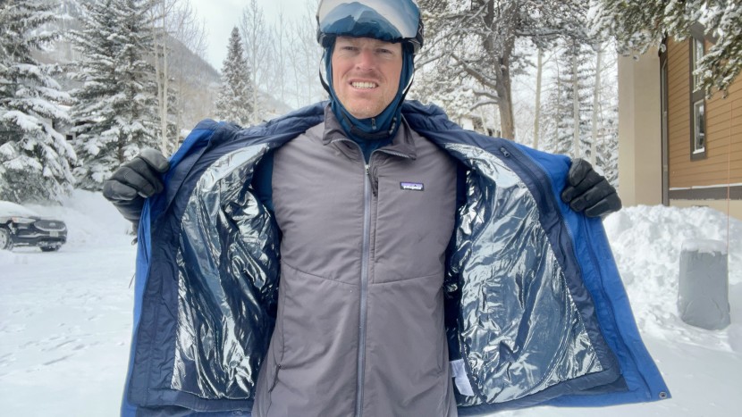 columbia whirlibird v interchange - the inner lining features columbia's reflective "omniheat" material...