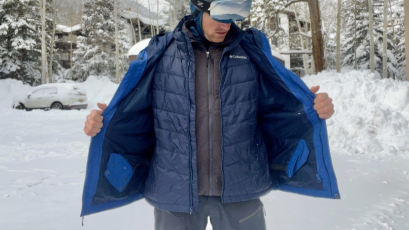 the columbia whirlibird v interchange features a zip-in insulated...