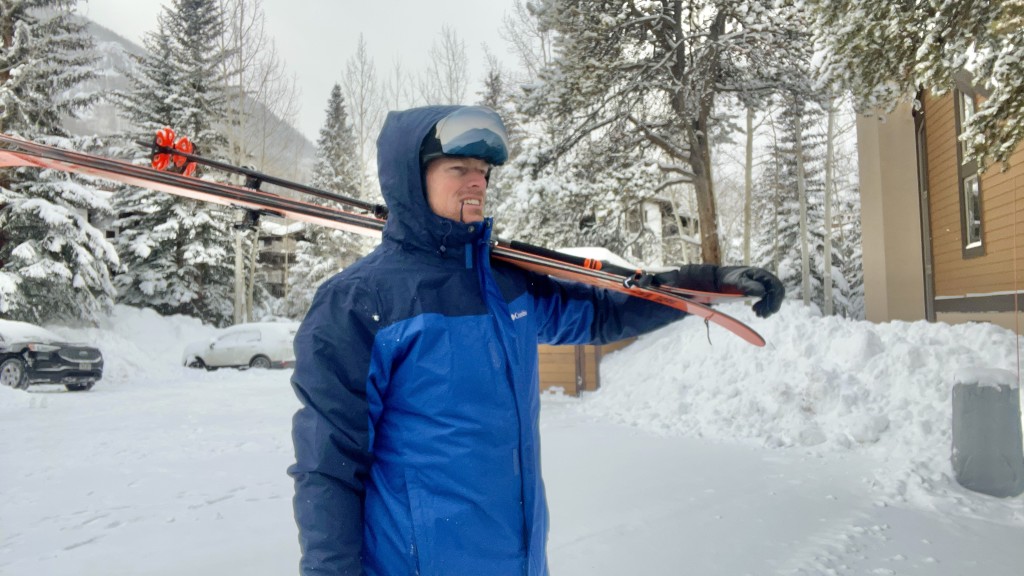 columbia whirlibird v interchange - the columbia whirlibird v interchange on the way to the slopes.