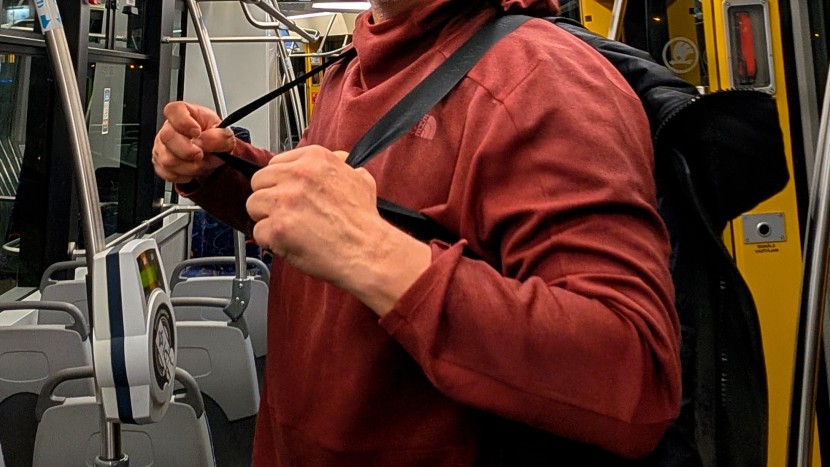 the langford's pack straps are solid webbing and are securely...