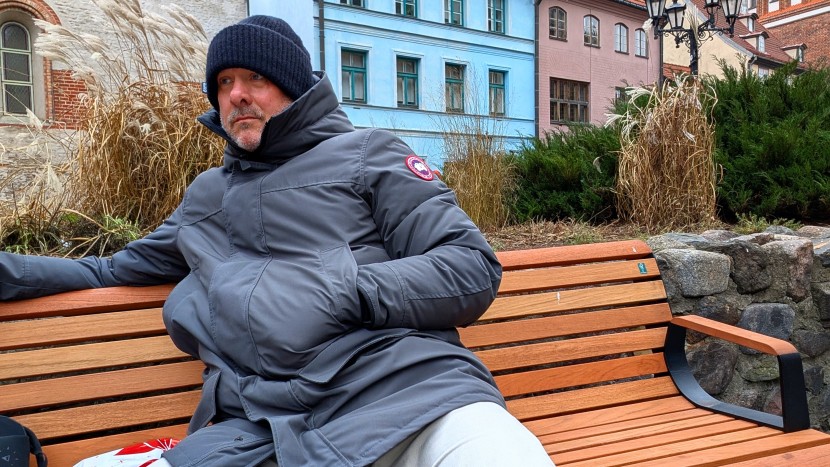 trying to look cool while we display how the langford's trim, urban...