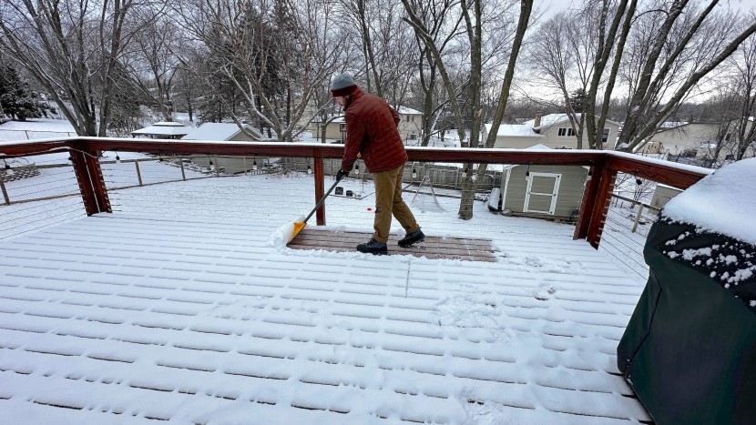 we loved using the bugaboot for daily activities like shoveling.