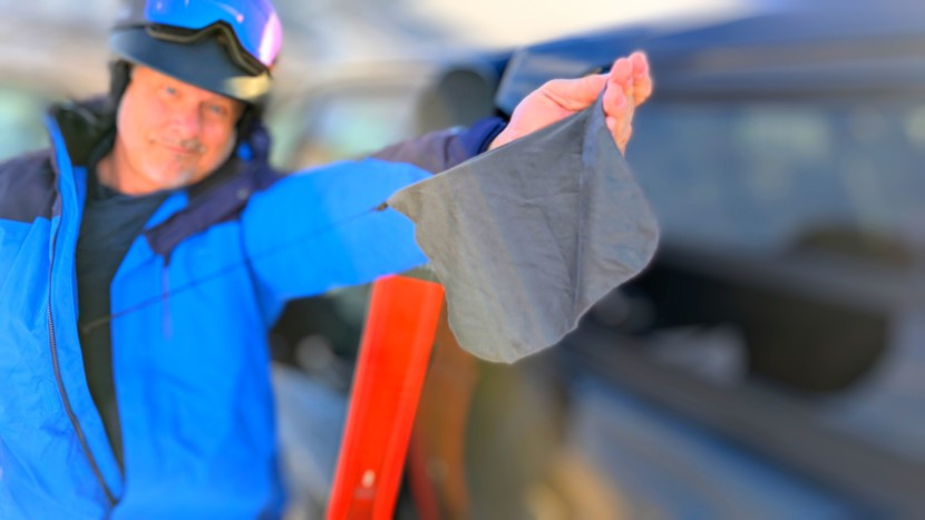 l.l. bean rugged ridge parka - we loved the attached cleaning cloth. this jacket also has two large...