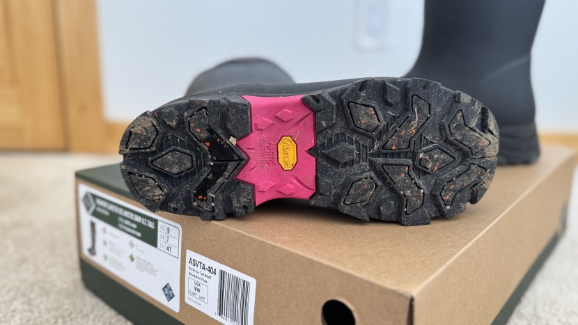 muck boot arctic ice tall agat for women - the vibram arctic grip rubber on the arctic ice tall proved to be...