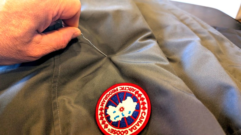 dragging our paperclip across the langford's shell to see how it...