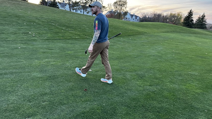 the charged assert 10 is a fairly comfortable walking shoe without...