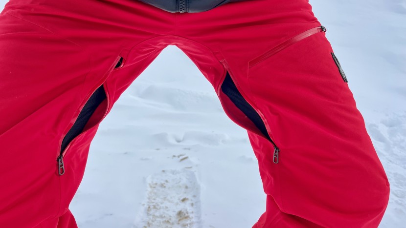 spyder dare - dual inner-thigh vents allow some airflow, but these pants still...