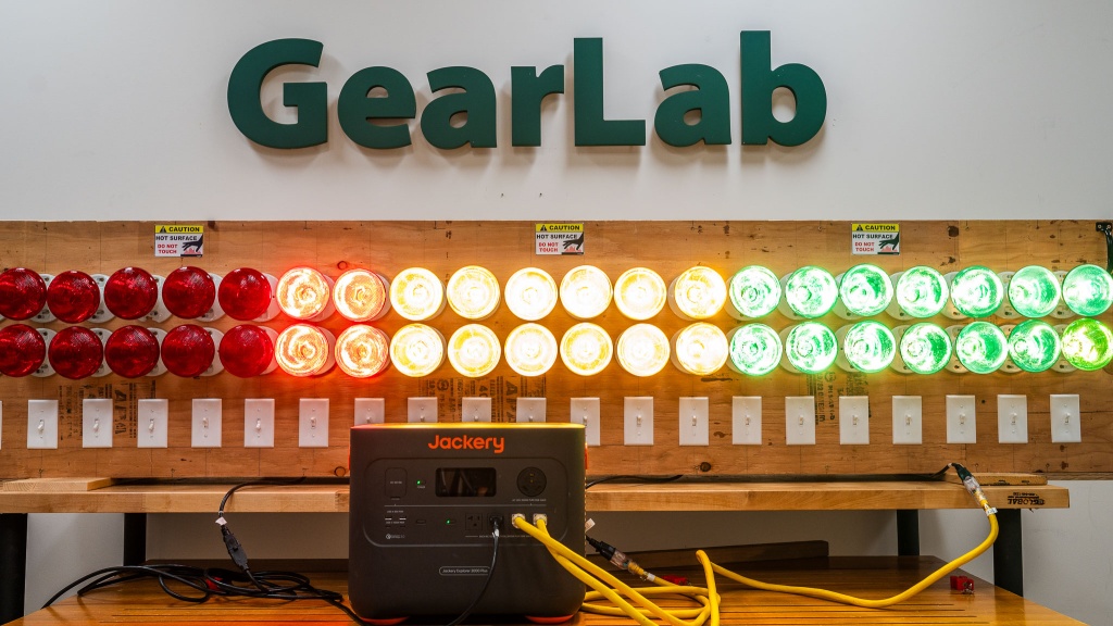 power station - we built a giant bank of light bulbs to be able to run each power...