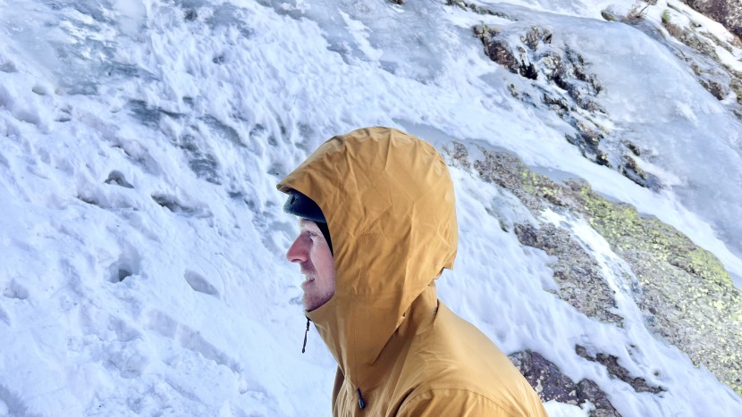 patagonia m10 storm jacket - the m10 has a full-coverage hood that fits perfectly over a climbing...