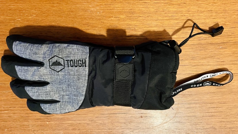 tough outfitters xplore for women - stretchy wrist leashes, a gusset and wrist cinch, and soft nose wipe...