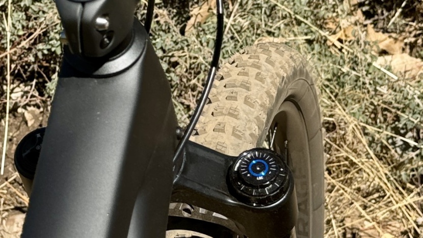 trek top fuel 9.8 gx axs - the gunnison front tire was overwhelmed by the late fall conditions...