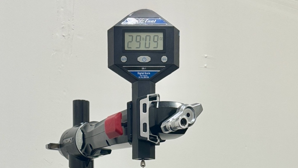 trail mountain bike - the top fuel without pedals and wheels set up tubeless.