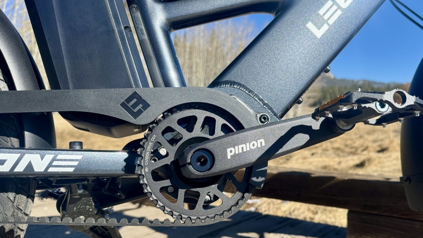 this is a high-quality drivetrain that keeps the bike quiet and easy...