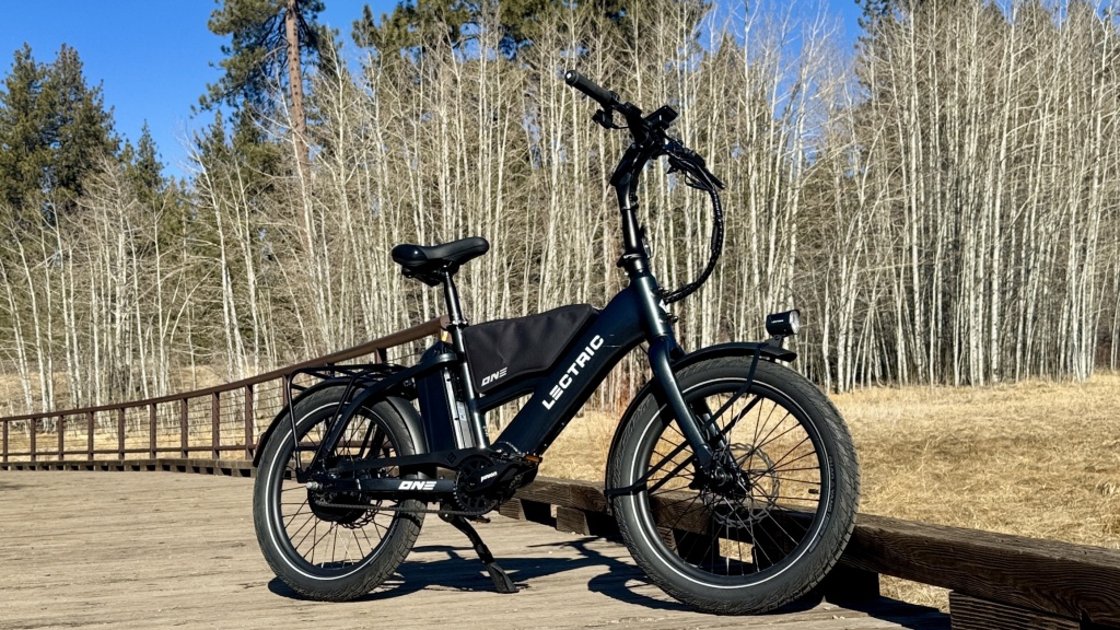 lectric one - this bike was a joy top ride on bike paths and beyond.