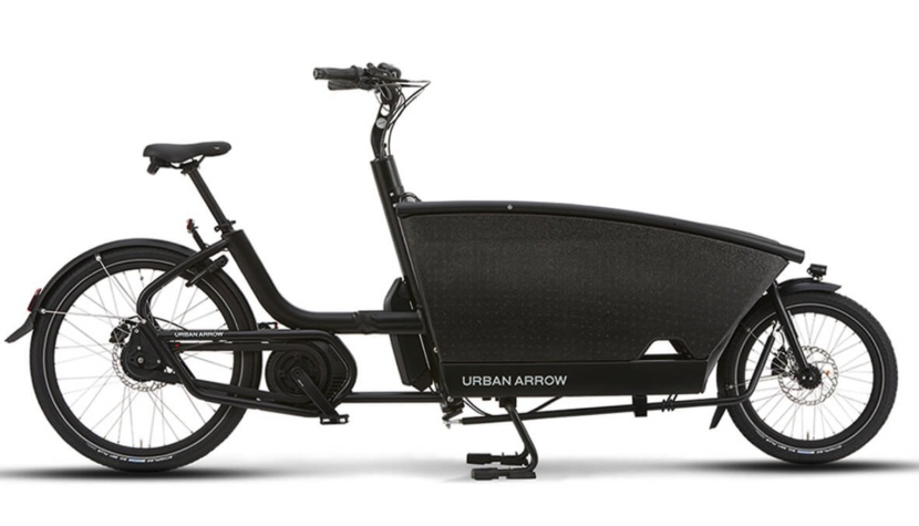 this style of cargo bike is easier to ride than its three-wheeled...