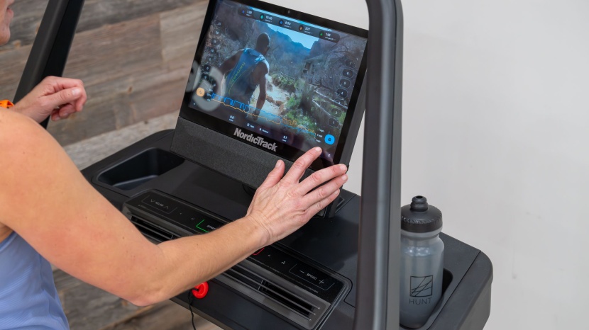 treadmill - some of the consoles rely almost entirely on the touch screen.