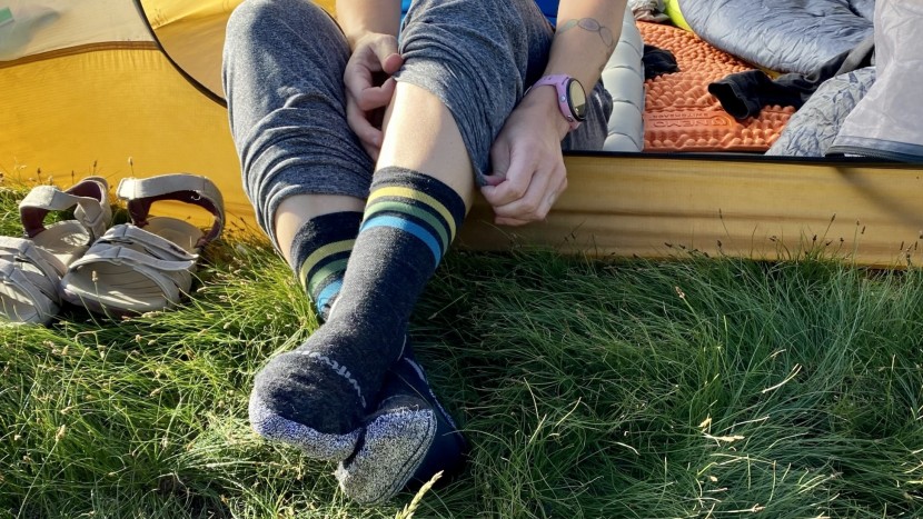 socks that offer thin profiles with specific cushioning might be...